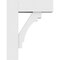 Ekena Millwork Standard Merced Architectural Grade PVC Bracket with Block Ends, 5"W x 14"D x 18"H BKTP05X14X18MRC05 - alternate 3